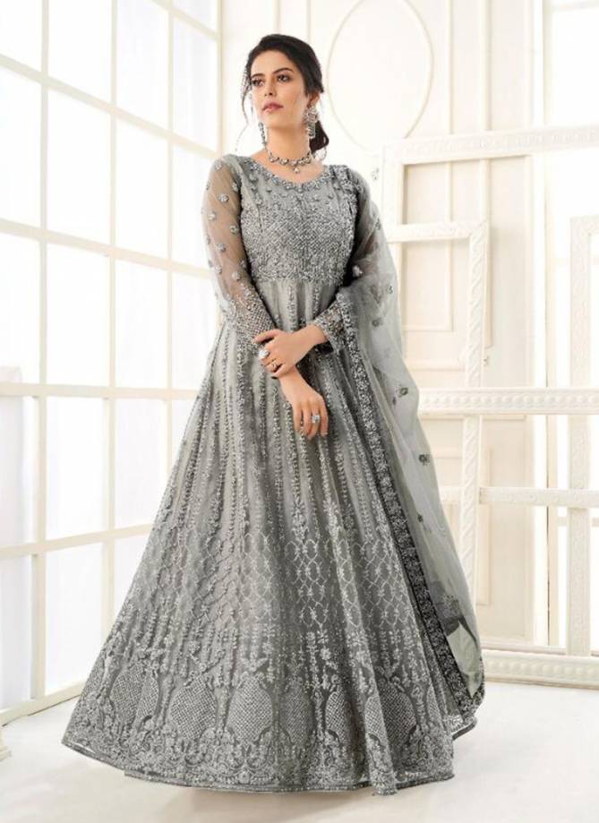 SAYURI AARUSHI Fancy Designer Latest Butterfly Net With Embroidery Work Heavy salwar Suit Collection